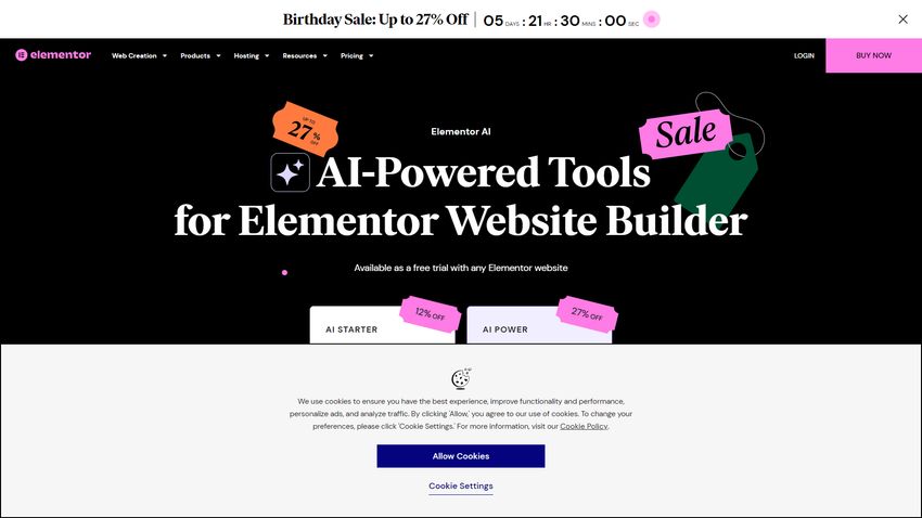 Elementor AI Website Builder