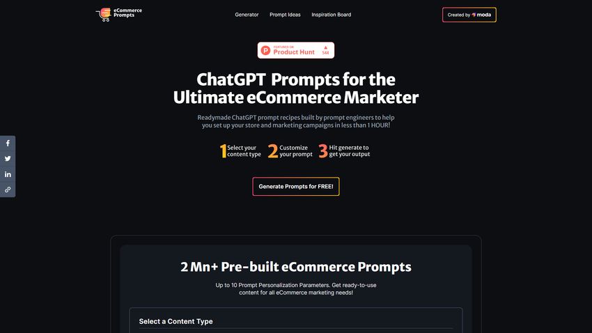 eCommerce ChatGPT Prompts